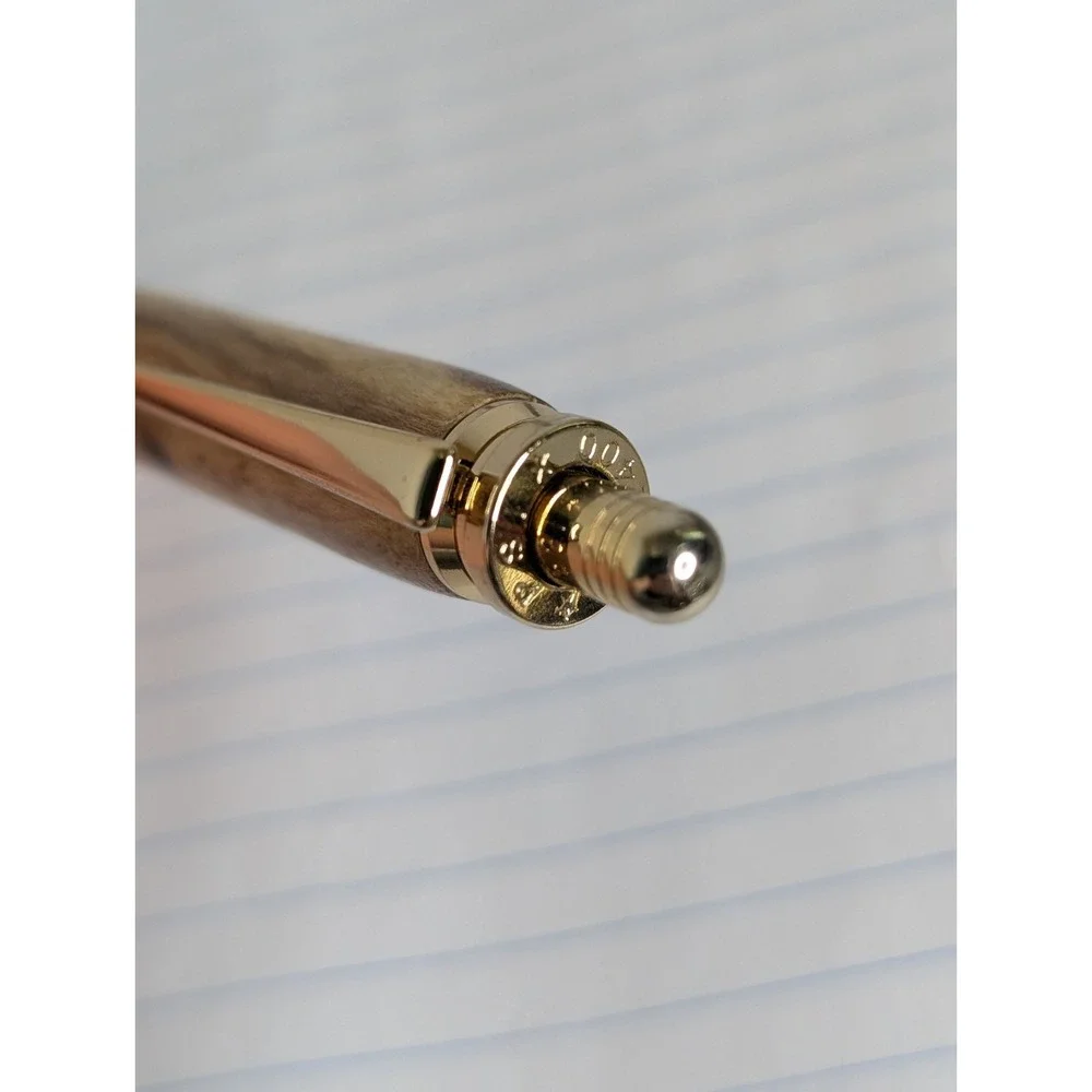 Used PSI CP 2400 Bullet‎ Rollerball Pen Wood NEEDS NEW INK REPLACEMENT